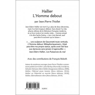 Livre Hallier - L'Homme debout