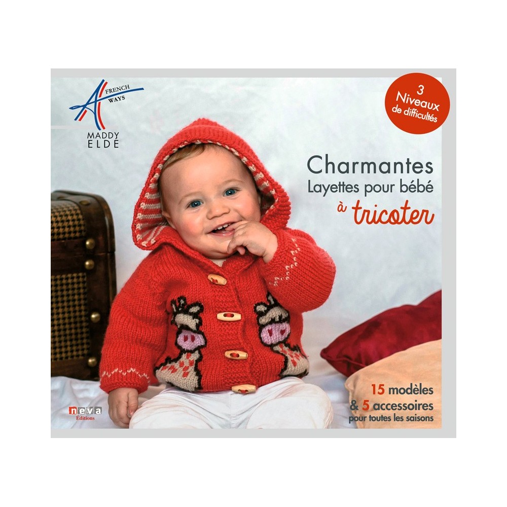 Couverture Charmantes layettes pour bébé à tricoter