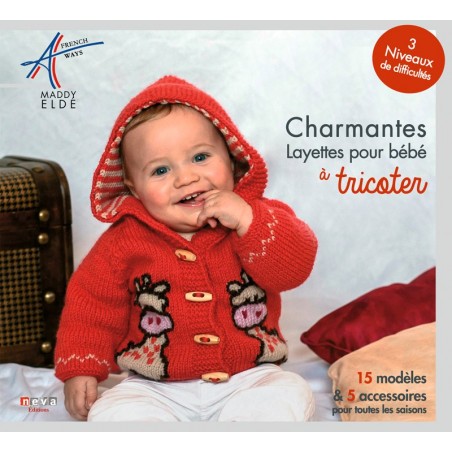 Couverture Charmantes layettes pour bébé à tricoter