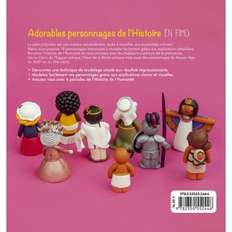 Livre Adorables personnages historiques en FIMO