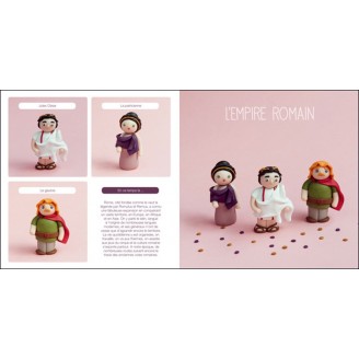 Adorables personnages historiques en FIMO - Romain