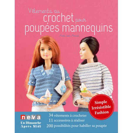 Livre Vêtements au crochet pour poupées mannequins