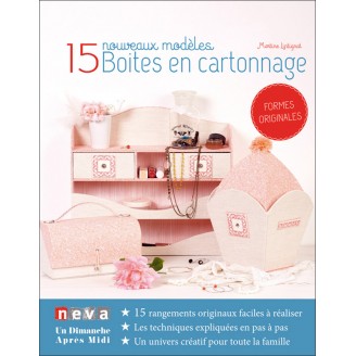 Livre Boites en cartonnage - 15 nouveaux modèles