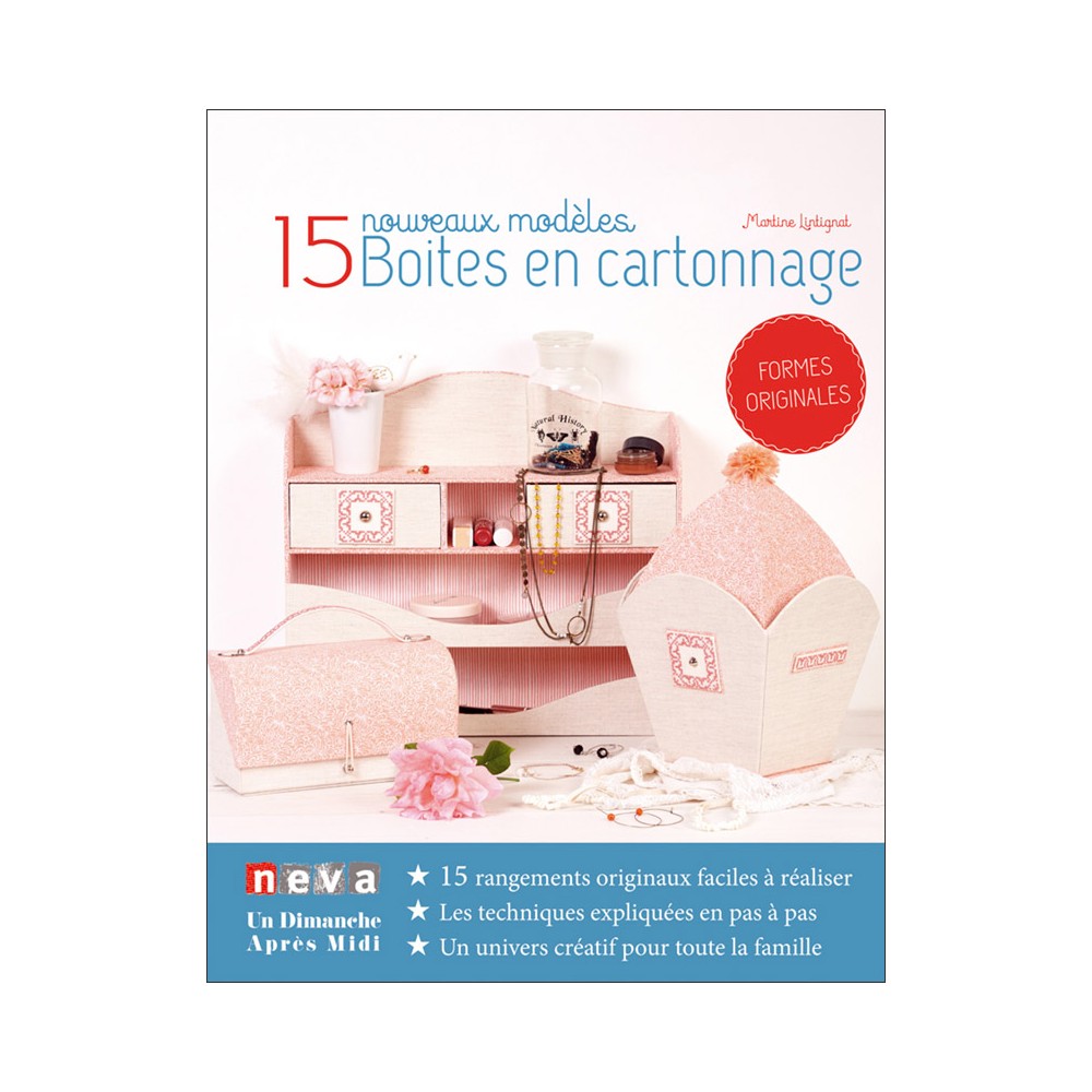 Livre Boites en cartonnage - 15 nouveaux modèles