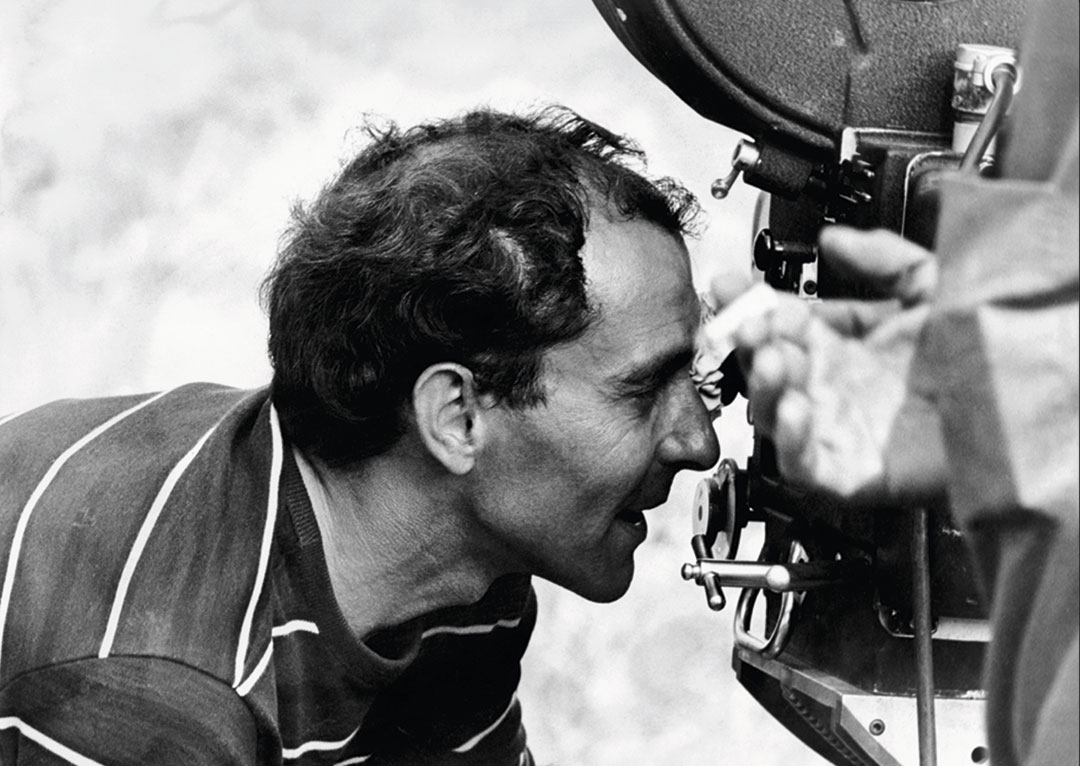 Jean-Luc Godard sur le tournage