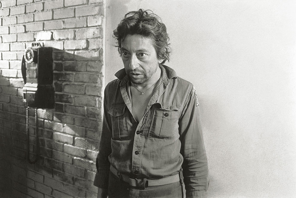 Serge Gainsbourg sur le tournage